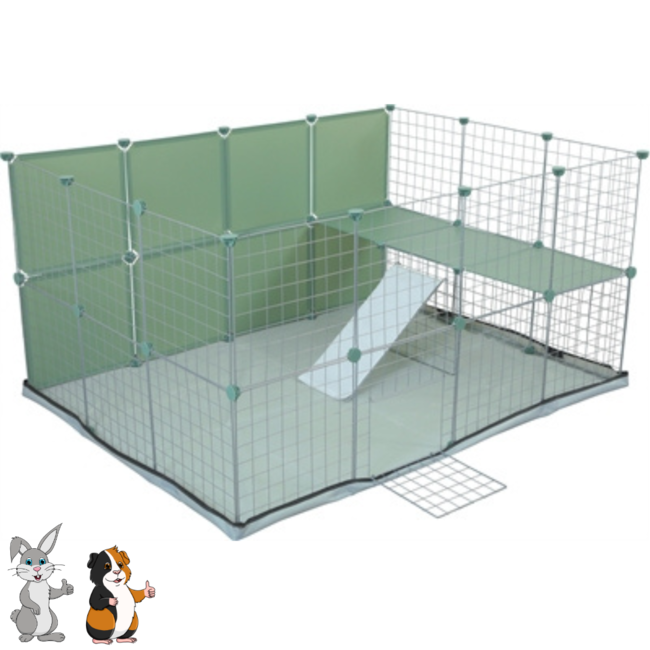 Zolux neopark - Rabbit enclosure - Expandable with panels - 140 x 105 x 70 cm
