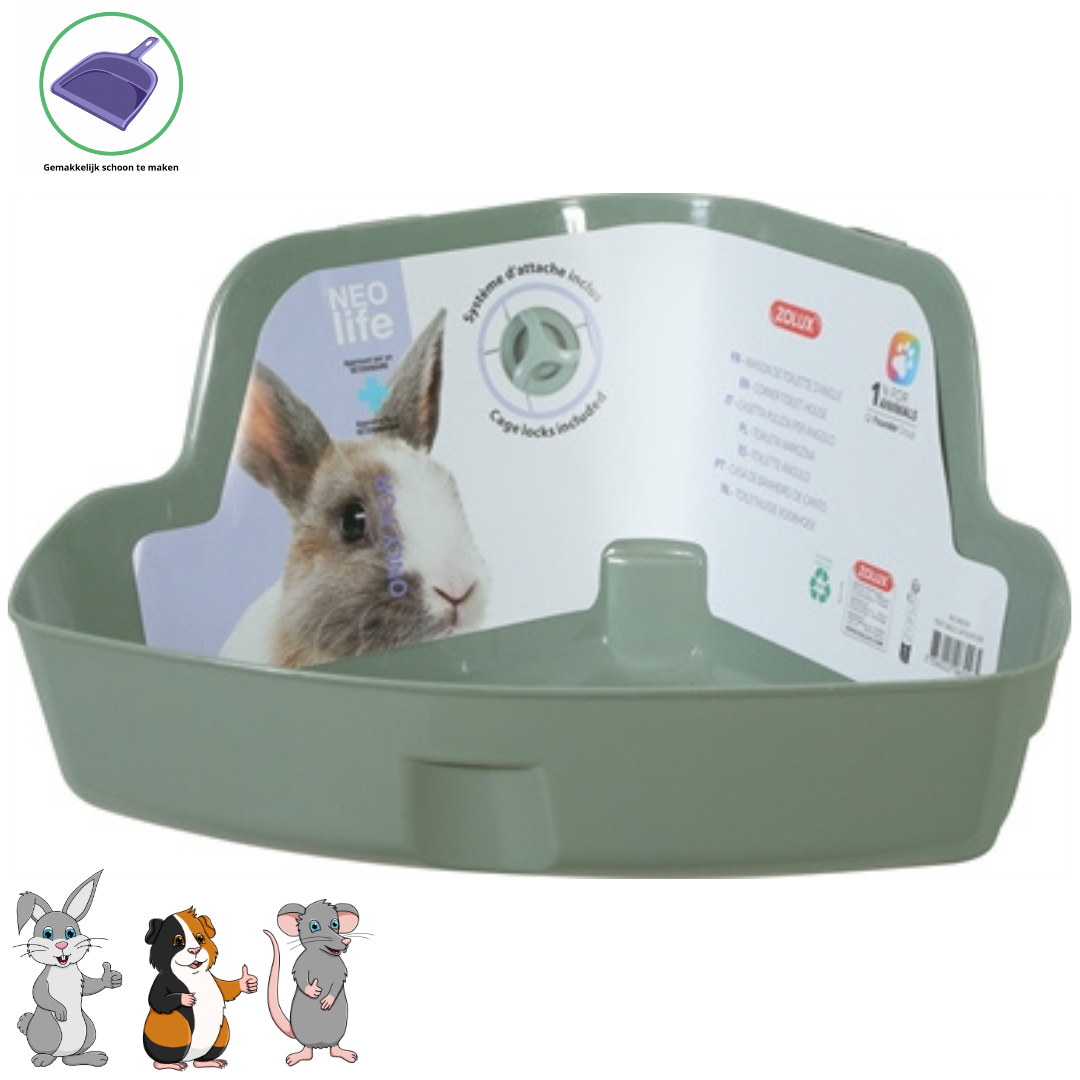 Trixie hoektoilet - l 36 x b 21 x h 30 cm aanbieding bij Zooplus