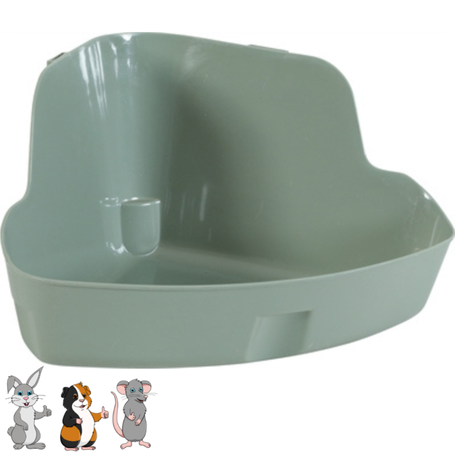 Neolife corner toilet green 42x31x21cm