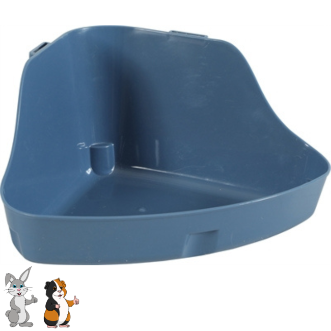 Neolife Corner Toilet Blue 35 x 25 x 15 cm