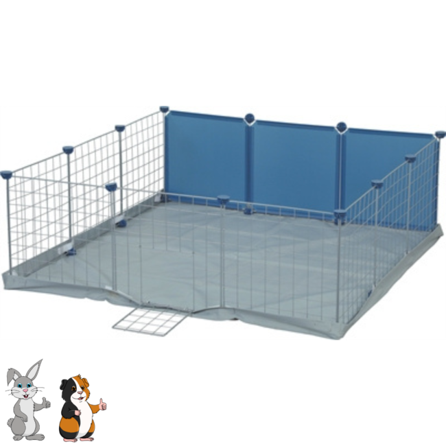 Zolux neopark - Enclosure for guinea pigs - Expandable with panels - 105 x 105 x 35 cm