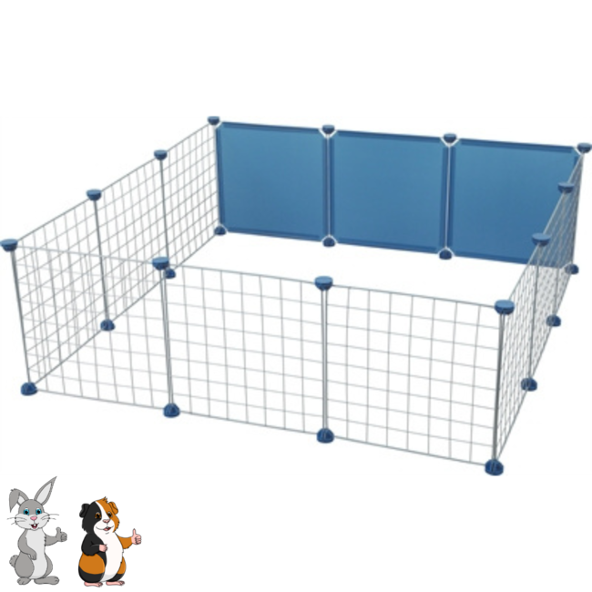 Zolux neopark - Verblijf voor cavia's - Uitbreidbaar door panelen - 105 x 105 x 35 cm
