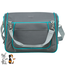 Vervoerstas Vicky - Stevige tas om konijnen en cavia's in te vervoeren - 40 × 27 × 28 cm - Grijs / Blauw
