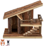 Jule House - House for Rodents - 25 × 21 × 18 cm - Bark Wood
