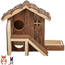 Henna House - House for Rodents - 27 × 21 × 15 cm - Bark Wood