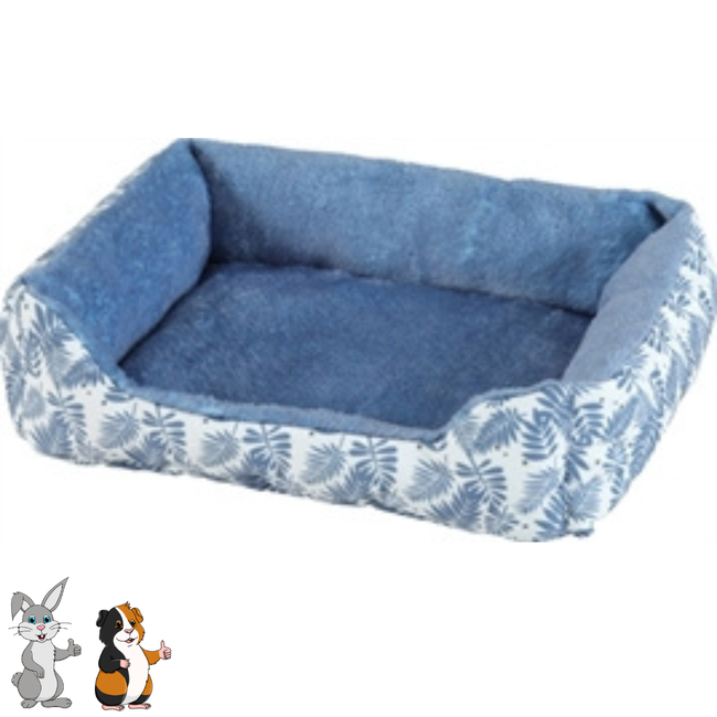 Zolux neolife mand - Mand voor cavia's en andere knaagdieren - 25 x 20 cm - Blauw