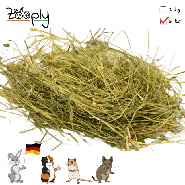 Zooply Bag of German herbal hay 5kg