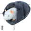 Pluche slaapzak voor ratten en fretten - Slaapzak om op te hangen van pluche - 25 cm - Grijs