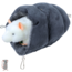 Pluche slaapzak voor ratten en fretten - Slaapzak om op te hangen van pluche - 25 cm - Grijs