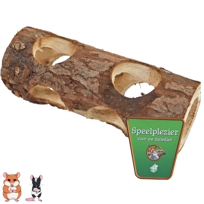Bean Rodent Play Roller Natural S, 15×5 cm.