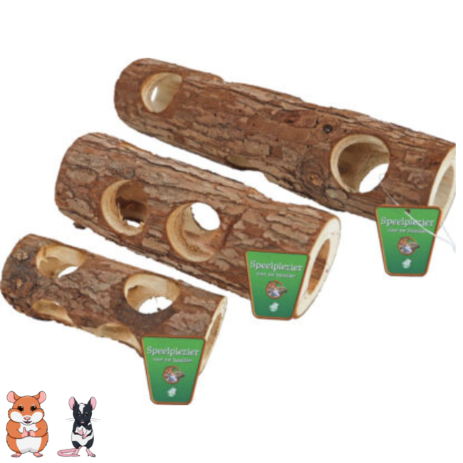 Bean Rodent Play Roller Natural S, 15×5 cm.
