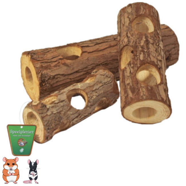 Bean Rodent Play Roller Natural S, 15×5 cm.