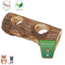 Tunnel with holes for hamsters and mice - 15 x 5 cm - Bark wood