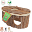 Oval Rodent House for Small Rodents - 17 cm - Bark Wood