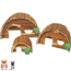 Hemispherical rodent house for hamsters and mice - 15 cm - Bark wood