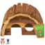 Hemispherical rodent house for hamsters and mice - 15 cm - Bark wood