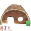 Hemispherical rodent house for golden hamsters, rats and gerbils - 25 cm - bark wood