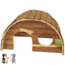 Hemispherical rodent house for guinea pigs and rabbits - 36 cm - Bark wood