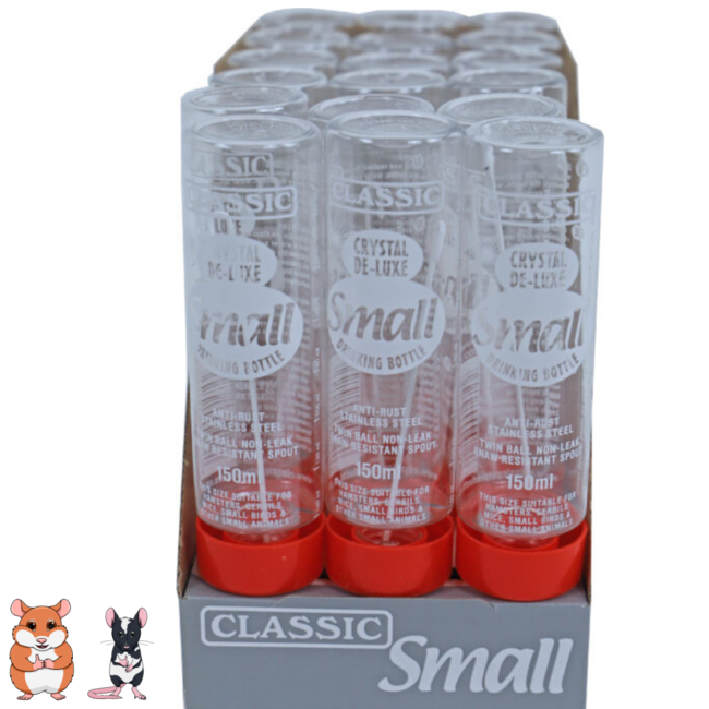 Classic waterfles voor knaagdieren - Plastic - 150 ml
