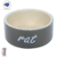 Bean Rat Feeding Bowl Stone Grey, Ø 10 cm.