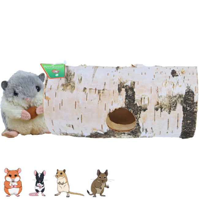 Birch Log 20 cm - 1 Hole