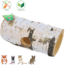 Birch roll 20 cm - Tunnel for rodents - 1 hole - Birch wood