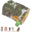Birch log 23 cm - Tunnel for rodents - 2-hole - Birch wood