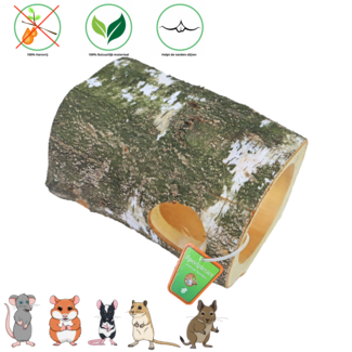 Birch Log 23cm - 2 Holes