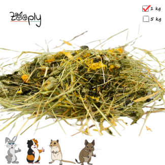 Zooply Herbal hay with marigold and nettle - 1 kg