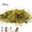 Zooply Herbal Hay with Marigold and Nettle - Hay fresh from the field - Easy to pack - 1 kg