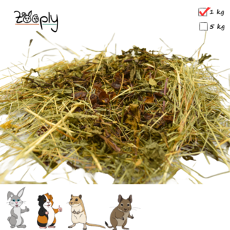 Zooply Zooply Herbal Hay with Rosehip and Mint - 1 kg