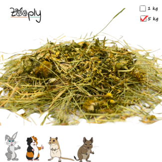 Zooply Zooply Herb Hay with Chamomile and Dandelion Leaf - 5 kg