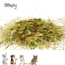 Zooply Herbal Hay with Leaves & Herb Mix - Hay fresh from the field - Conveniently packaged - 1 kg