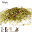 Zooply Herbal Hay with Leaves & Herb Mix - Hay fresh from the field - Conveniently packaged - 1 kg