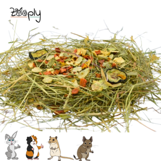 Zooply Herbal Hay with Various Vegetables - 1 kg