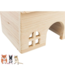 Wooden House with Flat Roof 15 × 12 × 15 cm