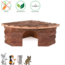 Corner House Jesper - Small house for guinea pigs and rats - 42 × 15 × 30/30 cm - Bark wood