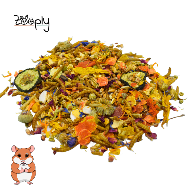 Zooply Gold Hamster Food - Special Nutrition for Hamsters - Bulk Packaging - 5 kg