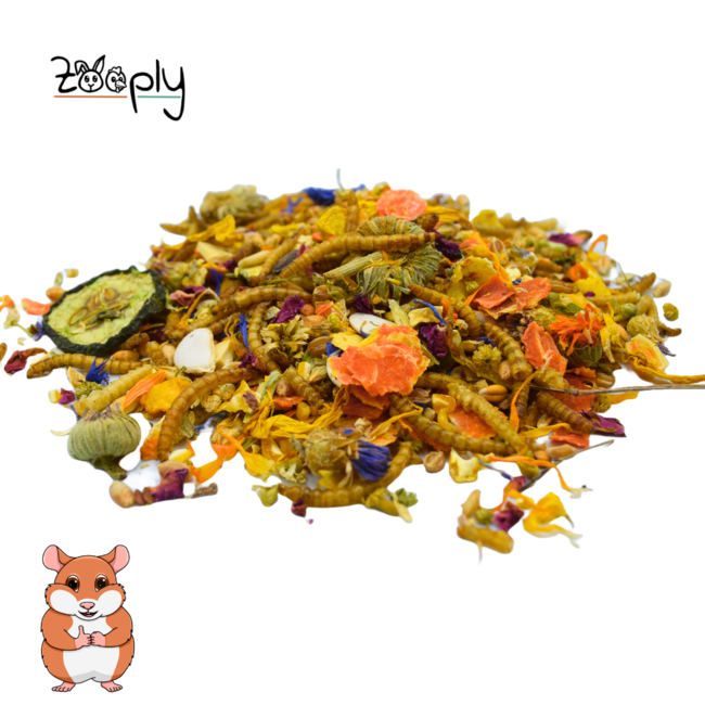 Zooply Gold Hamster Food - Special Nutrition for Hamsters - Bulk Packaging - 5 kg