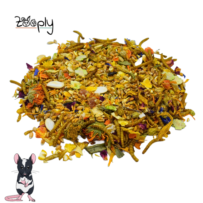 Zooply Muizenvoer - Speciale voeding voor muizen - Kleinverpakking -  600 gram