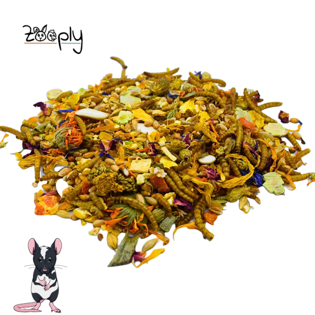 Zooply Muizenvoer - Speciale voeding voor muizen - Kleinverpakking -  600 gram