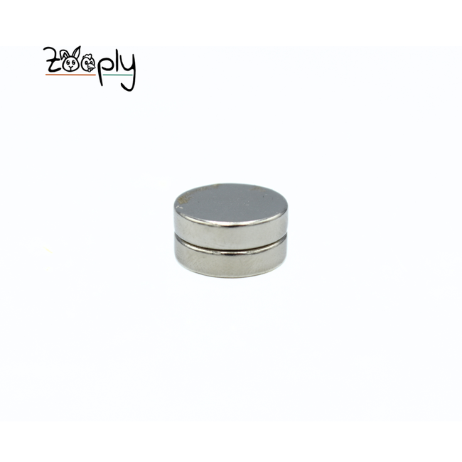 Zooply 2 magneten voor aluminium drinkfleshouder 15 x 4 mm gedroogde kruiden voor konijnen en knaagdieren