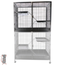 Grote ratten of frettenkooi met meerdere verdiepingen - Bovenkant - 93,5 x 63 x 76 cm - Antraciet -