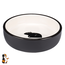 Ceramic food bowl for guinea pigs - Ø13cm - Black / White
