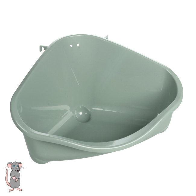 Knaagdiertoilet Hoekmodel Kapi Meerdere kleuren 35,5cm B:24,5cm C:18,5cm