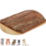 Wooden board - To hang on the bars of your rodent enclosure - 10 × 15 cm - Bark wood