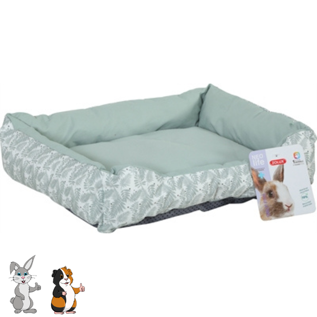 Zolux Neolife mand  - Mand voor konijnen en cavia's - 40 x 33 cm - Groen