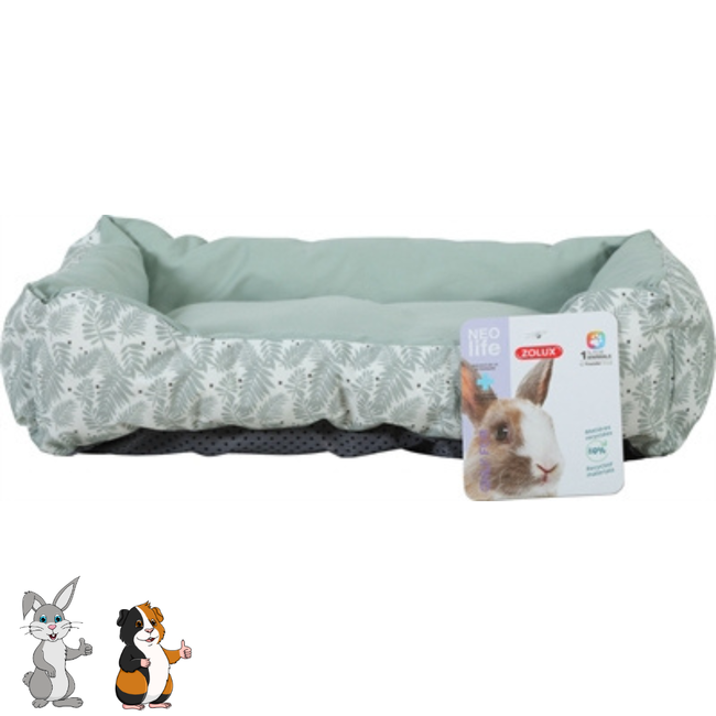 zolux neolife mand konijn groen 40x33 cm