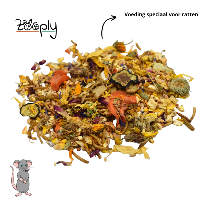 Zooply Rat Food - Special nutrition for rats - Bulk packaging - 5 kg