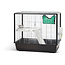 Rat cage with platform and hammock - 80 x 50 x 70 cm - Black / Grey